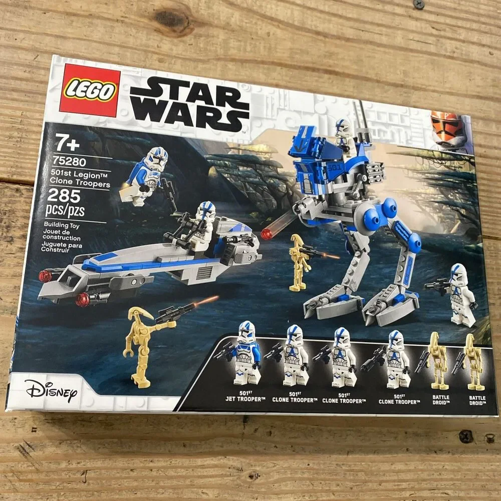 Retired LEGO Star Wars Set 75280 501st Legion Clone Troopers New in Sealed Box